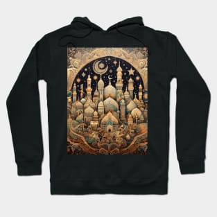 Islamic Grandeur Unveiled: Timeless Art, Floral Motifs, and Vibrant Ornaments Hoodie